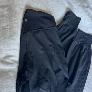 lululemon black align joggers